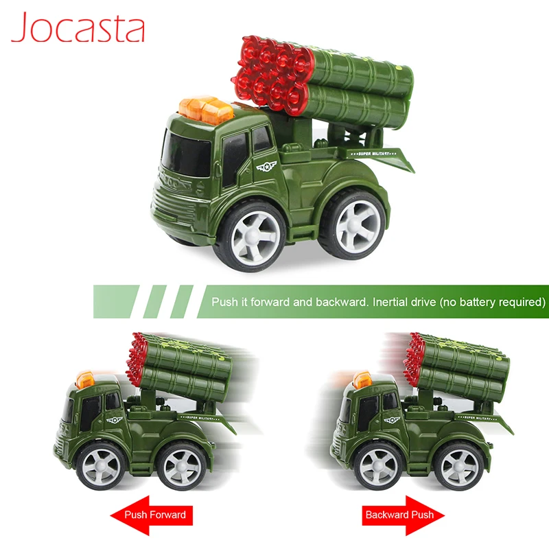 Модель автомобиля из сплава для мальчиков 4 шт./компл. инерционная машинка