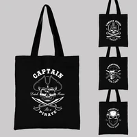 bags female canvas tote bag harajuku style shoulder beach bag skulls pattern series student cloth handbag eco shopping bags
