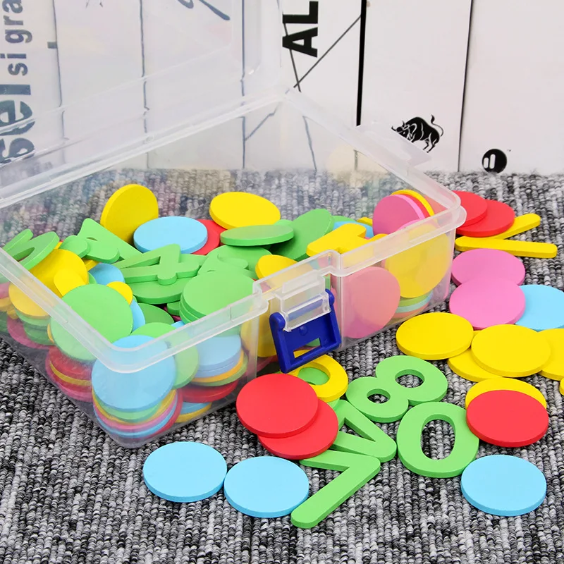 Деревянные игрушки для детей "Математика" счет Круглый Монтессори Раннее образование Дерево Математика.