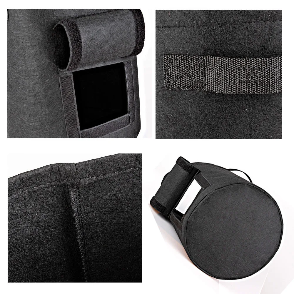 

Thick Breathable Non-Woven Fabric Pots Plant Grow Bags home garden Potato Vegetable Planting Bags garden tools growing pots