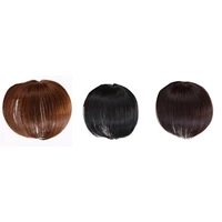 human hair topper wig with bangs increase the amount of hair on the top of the head to cover the white hair hairpiece