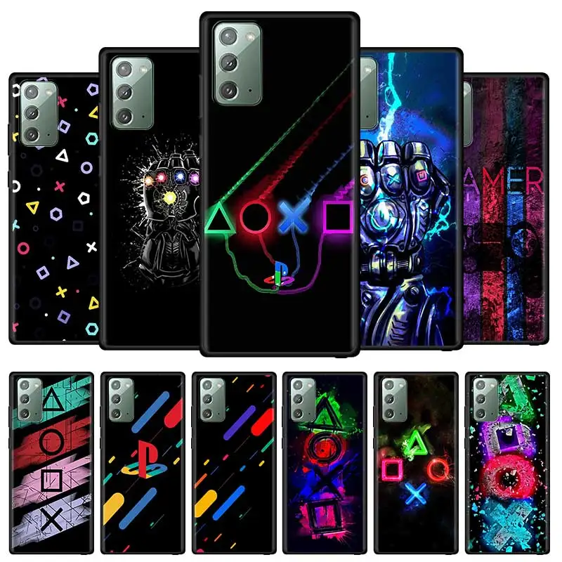 

Hot game PlayStation ps5 Cell Phone Case for Samsung Galaxy Note 20 Ultra 10 Lite 5G 9 8 S21 Plus TPU Mobile Phones Cover Coque