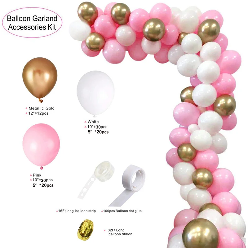 112 шт. декоративные воздушные шары для девочек|Воздушные и аксессуары| |
