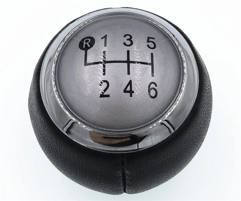 Новый 6 Скорость черный серебристый цвет из искусственной кожи MT Шестерни