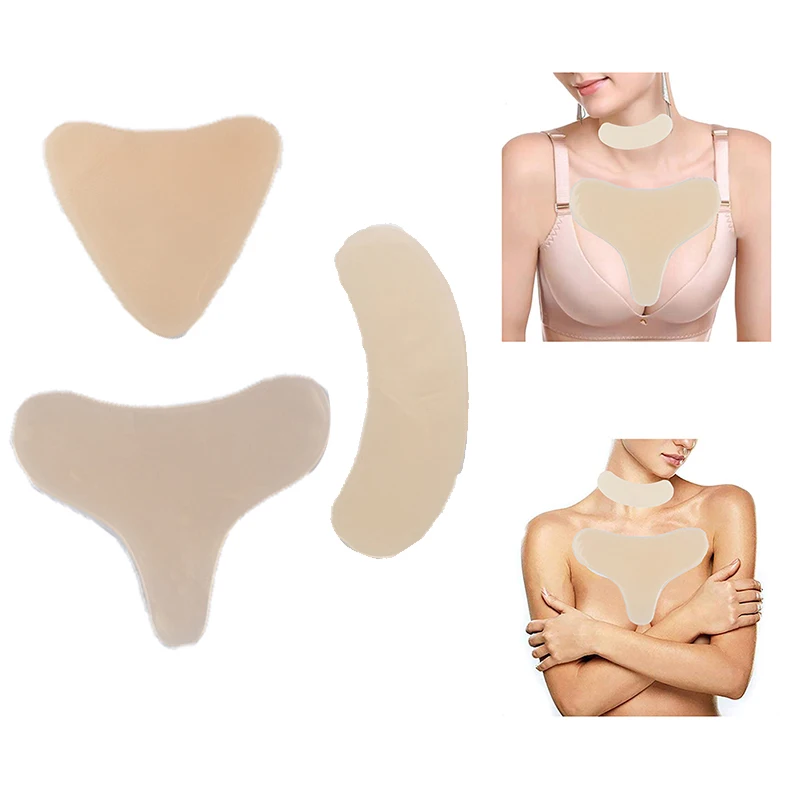 

1Pc Reusable Silicone Anti Wrinkle Body Neck Chest Pad Anti-Aging Invisible Pads