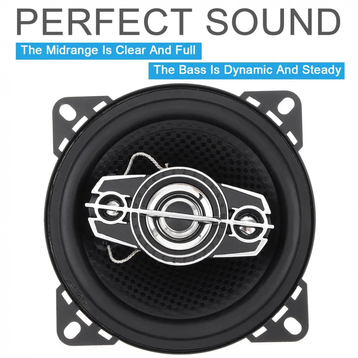 

2pcs 4 Inch 10cm 250W Car Coaxial Speaker Auto Audio Music Stereo Full Range Frequency Hifi Non-destructive Installation New