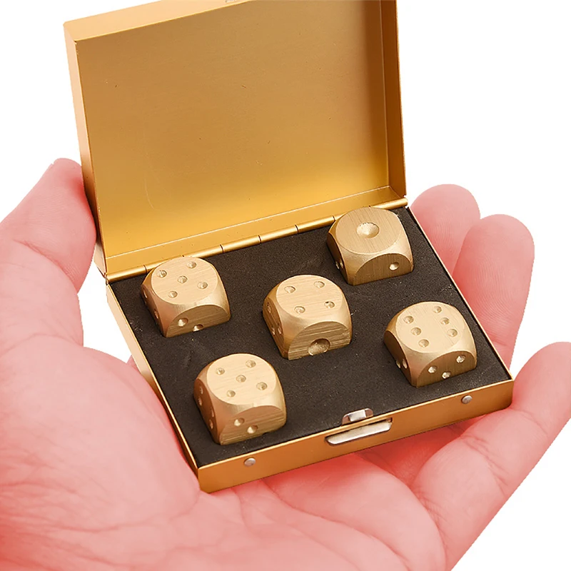 5 шт./набор многоразовые игральные кости для виски из алюминиевого сплава | Дом и
