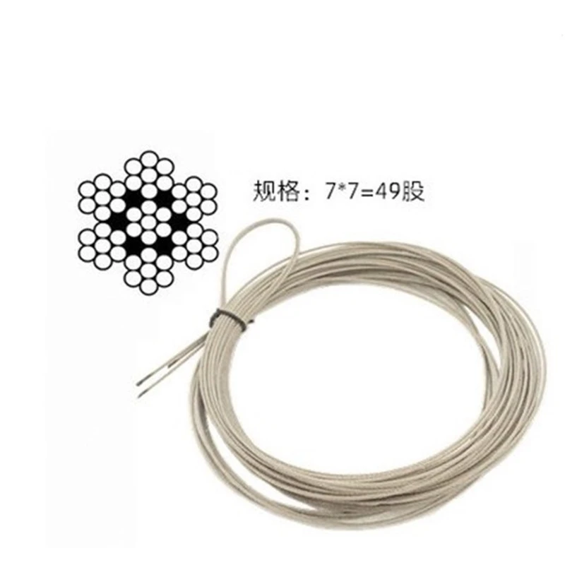 

316 stainless steel wire rope 1mm 7X7 500 meters