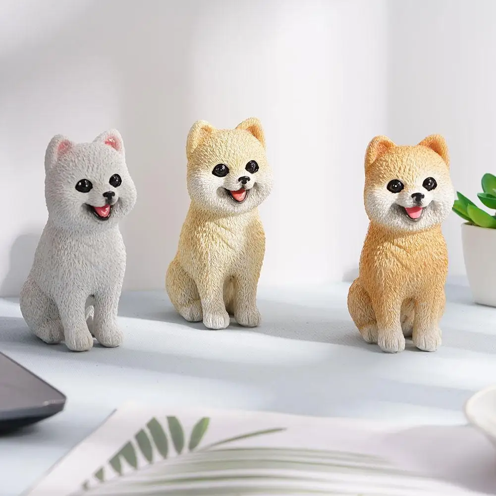 

Pomeranian Puppy Dog Plush Toy Cute Simulation Pets Drop Car Decoration Gifts Birthday Shipping Toys Model Desktop For Chil T8M5