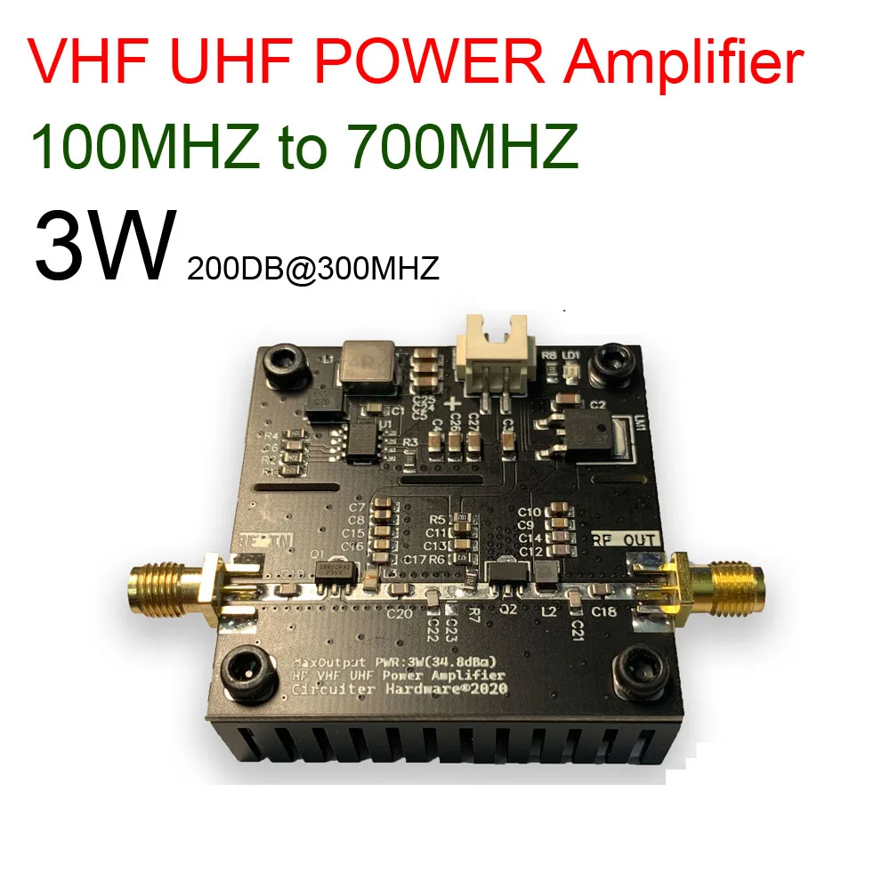 100 МГц ~ 800 3 Вт HF VHF UHF FM-передатчик широкополосный Радиочастотный усилитель