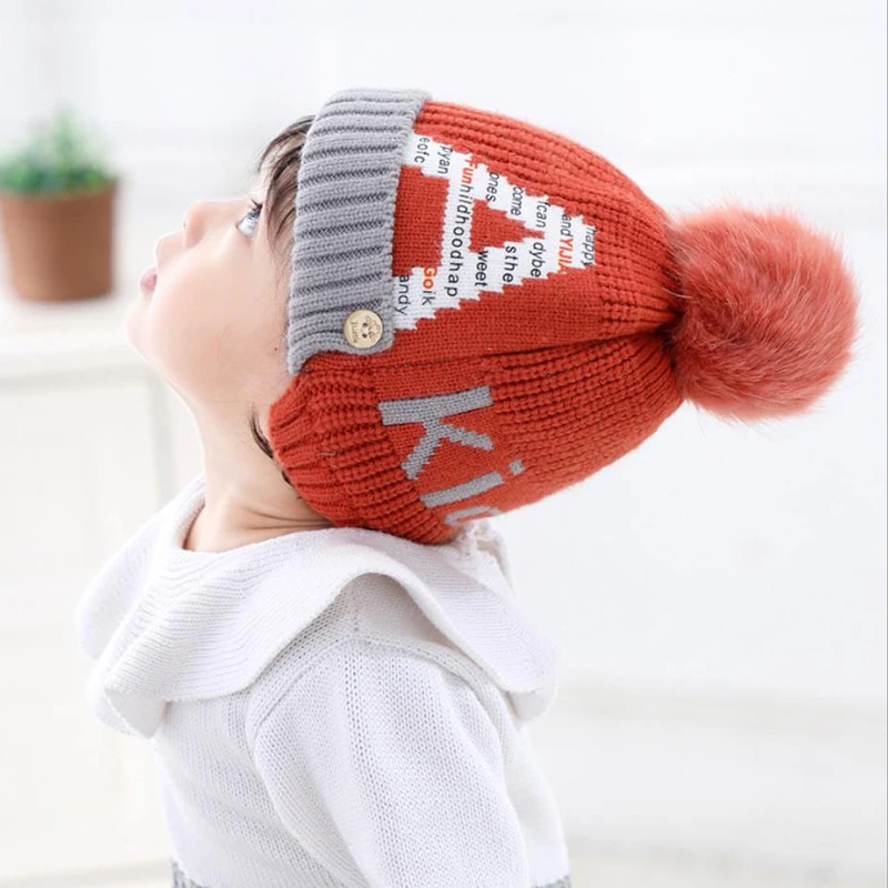 Шапка бини детская зимняя трикотажная на возраст 6 месяцев 3 года|Мужская Skullies &