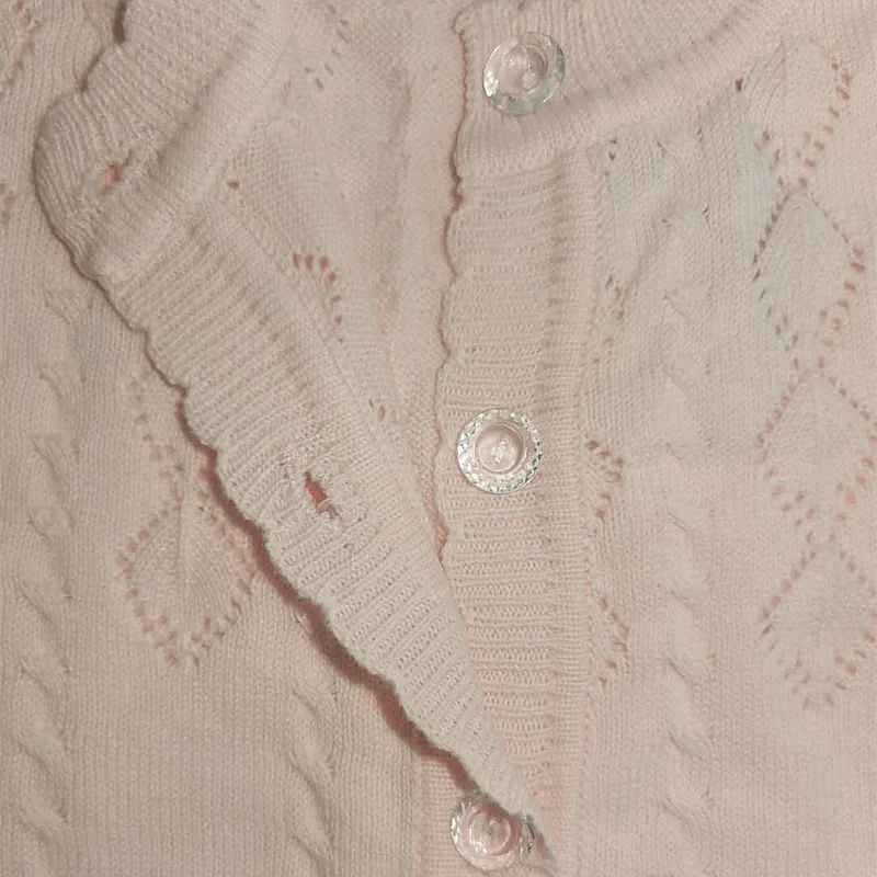 Хлопковая желтая куртка для маленьких девочек 0-24 мес. кардиган свитер и