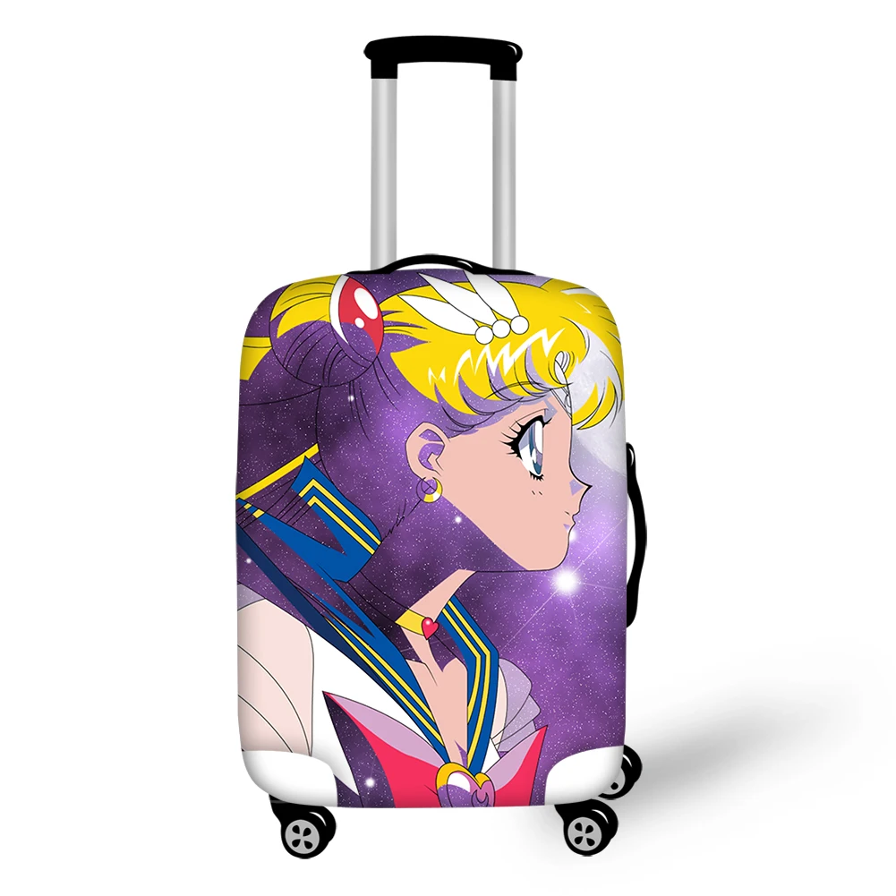 

Customized Sailor Moon Print Luggages Protective Cover for Trolley Cases Waterproof Elastic Suitcases Bag Dust Rain Covers