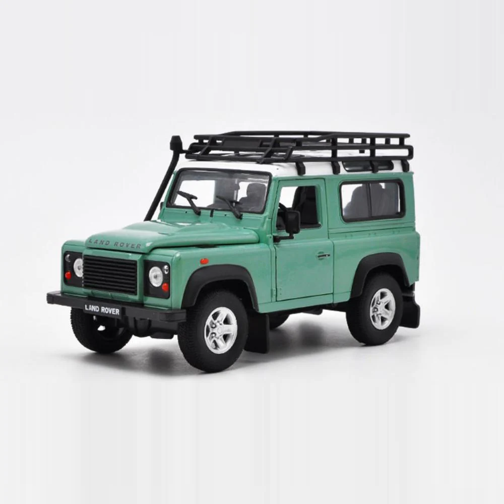 Welly 1/124 1:24 Ностальгический Land Rover Defender SUV внедорожник модель автомобиля под