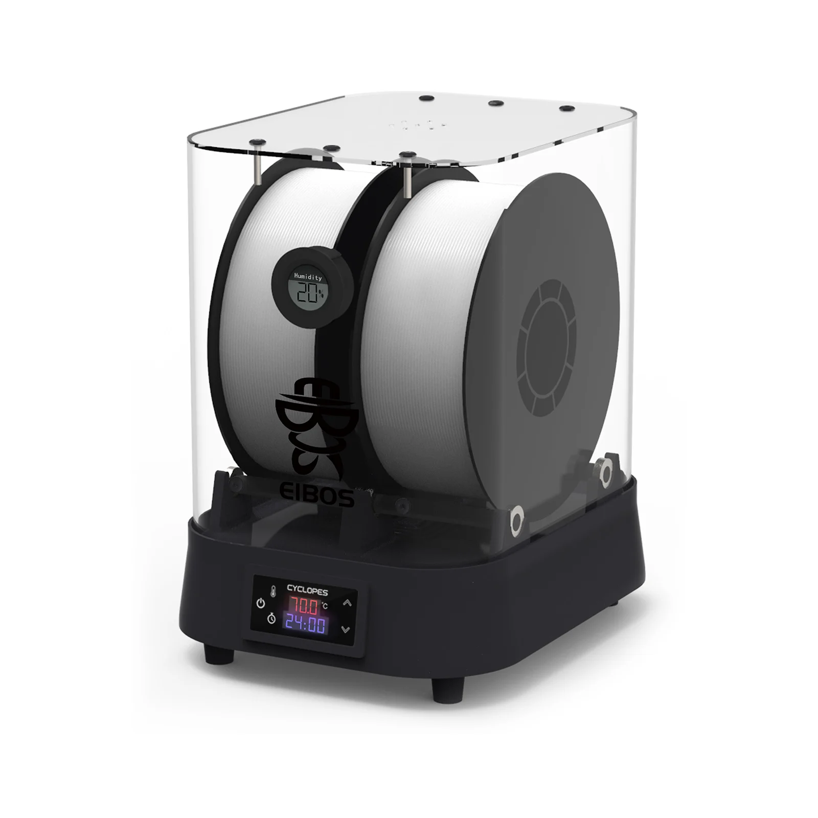 EIBOS-caja seca Extra grande para secar filamentos, caja de almacenamiento para oficina Compatible con filamentos 3D de 1,75mm, 2,85mm y 3,00mm-1