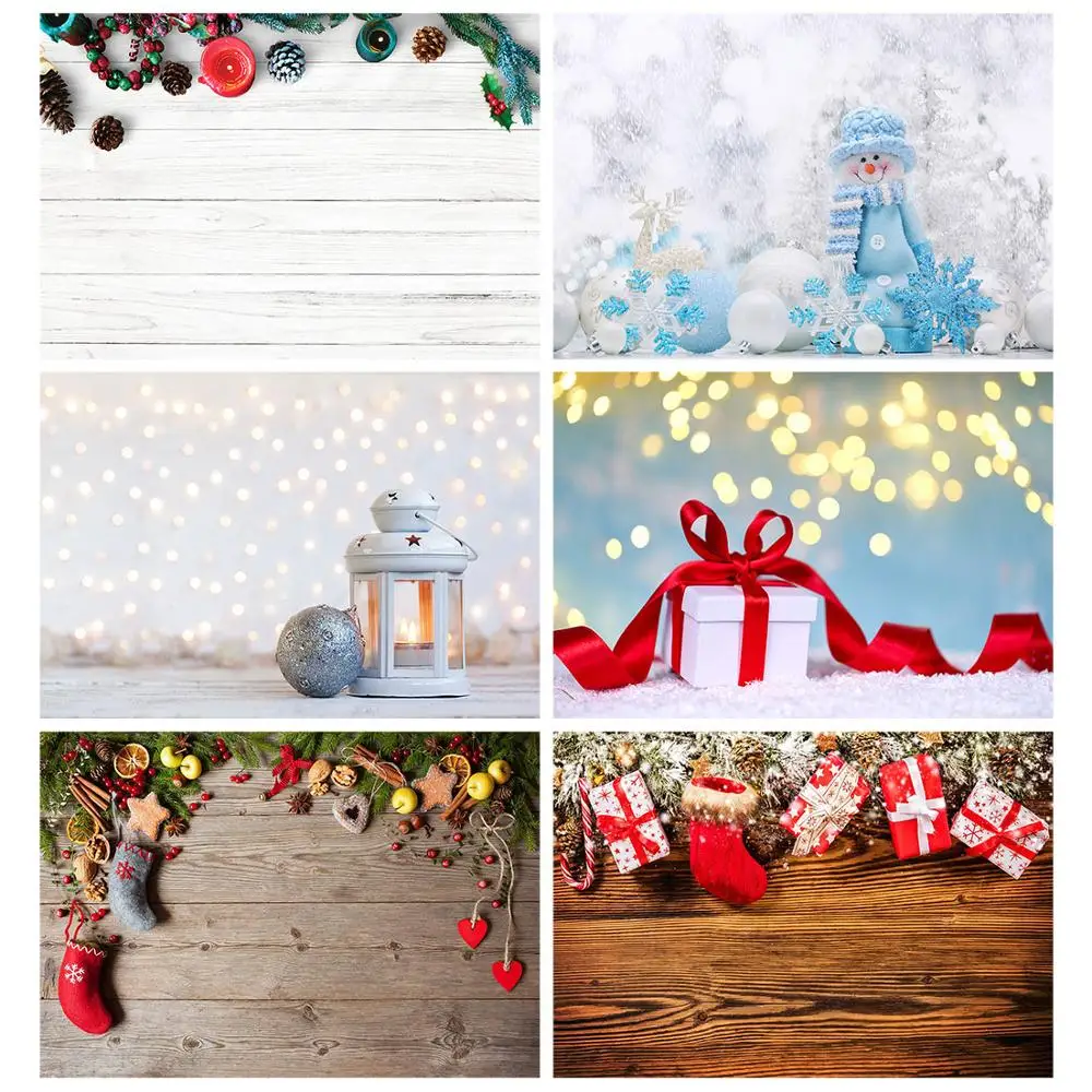 Рождественские сосновые конусы деревянная доска Фотостудия фоны Виниловые