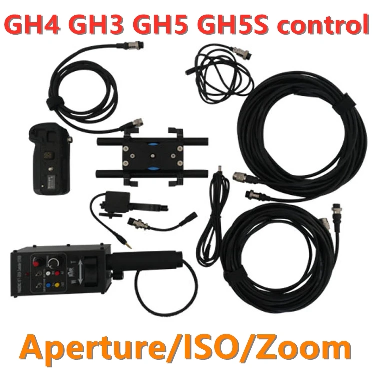 

GH3 GH4 GH5 GH5S Zoom Focus iris Remote Control WHITE BALANCE/ FN/ISO Controller for Panasonic GH5 DSLR Camera Crane Jib Arm