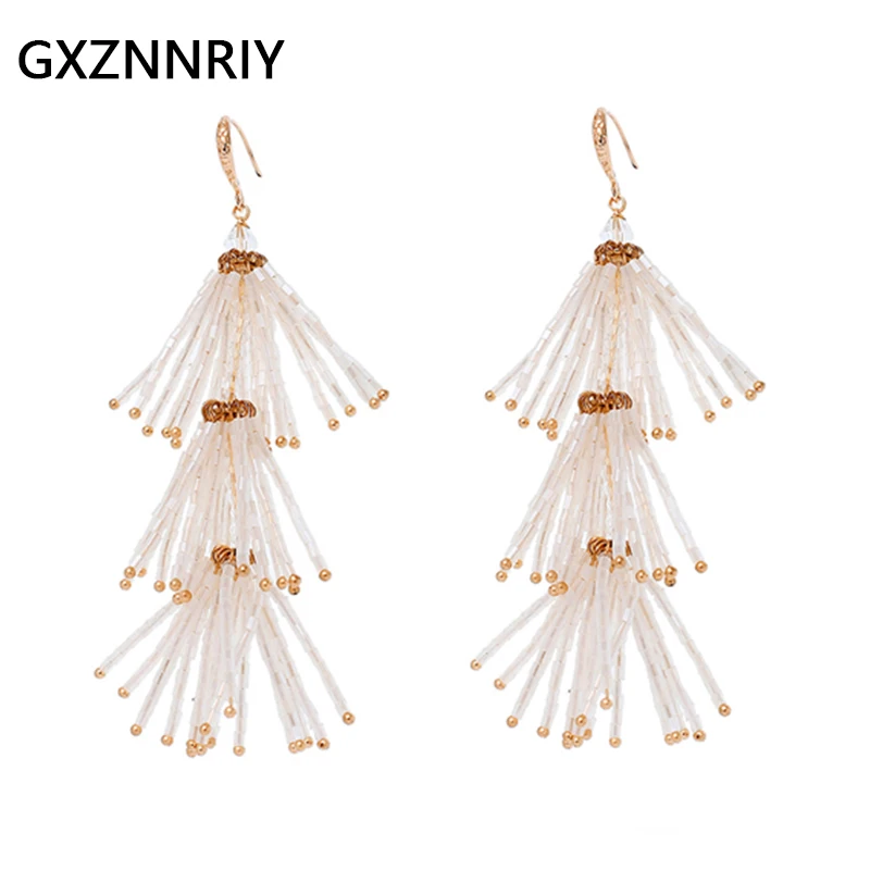 

Fashion Crystal Long Tassel Earrings for Women Accessories Bridal Wedding Drop Earring Bride Party Prom Jewelry Bridesmaid Gift