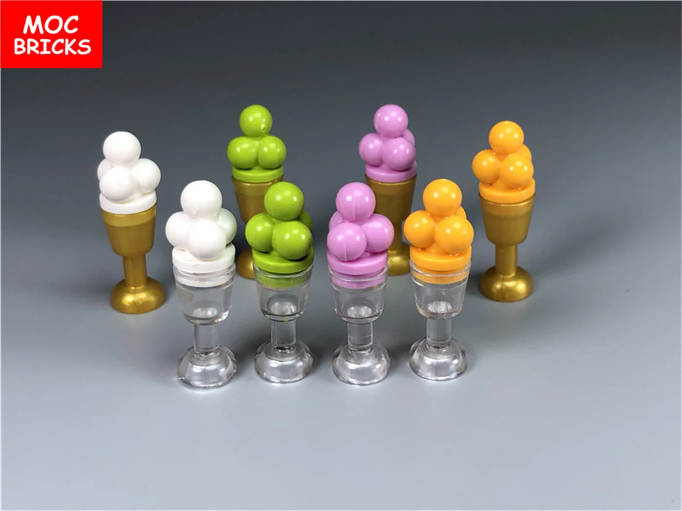 Кубики MOC мороженое облака пена подходит для обучающих строительных блоков 6254