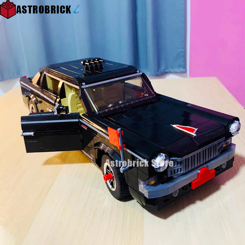 

New Car Ideas Series The Red Flag L5 Review Car Model Building Blocks Classic MOC Car-Styling Bricks Toys For Kids Birthday Gift