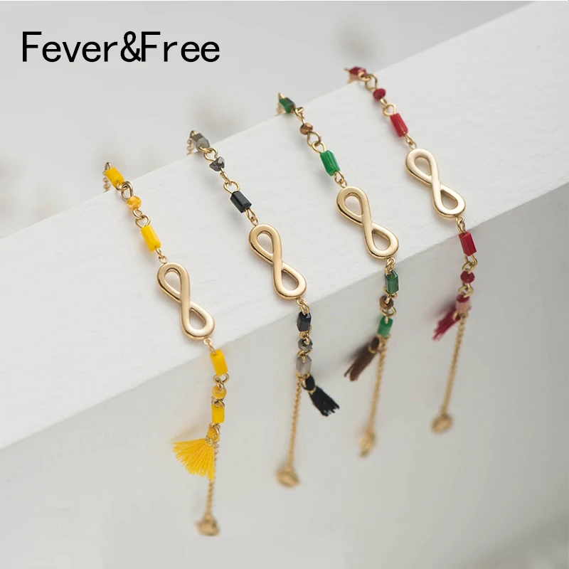 Fever &amp Free винтажные аксессуары Mujer очаровательный золотой браслет для женщин из