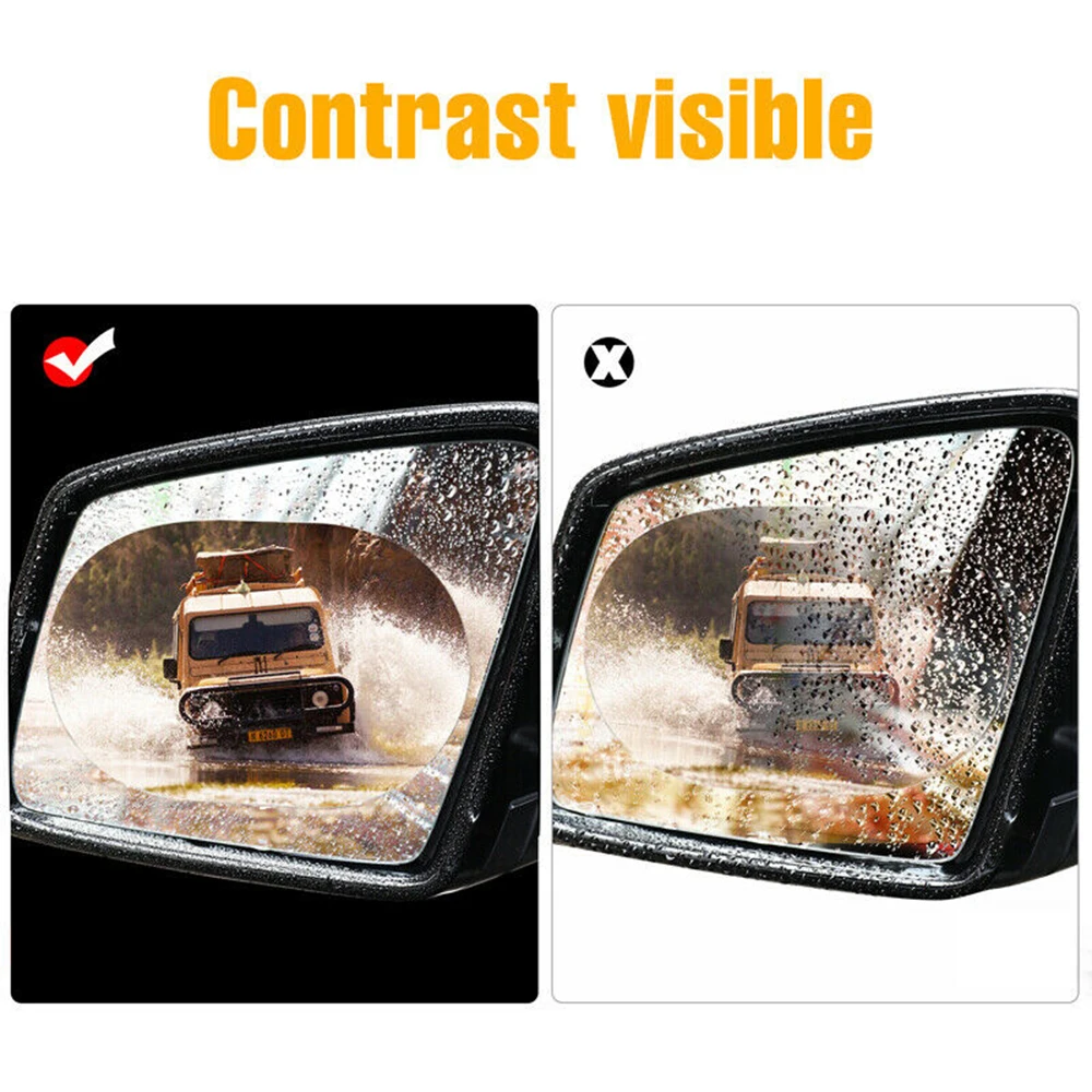 Anti-Glare Protector Film Transparent Oval Set Accessories Auto Window |