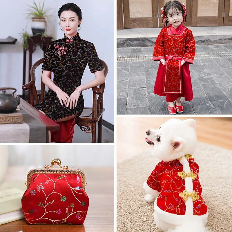 Жаккардовая Дамасская ткань для одежды ручной работы сделай сам ченсам и кимоно