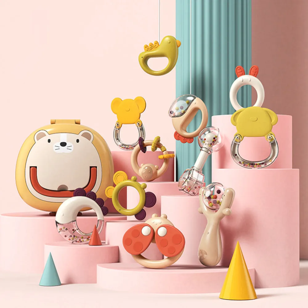 

1 Set of Novel Baby Teether Toys Exquisite Baby Teether Rattle Toys