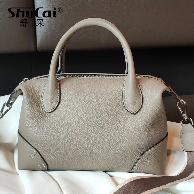 

Handbags Women Bags Designer Soft Tassel Motorcycle Bag Ladies Chic Genuine Leather Stylish Crossbody Shoulder Bag 2021 New