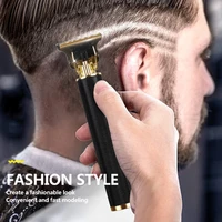 barbershop hair cutting machine clipper professional usb rechargeable razor trimmer for men haircut beard vintage t9 hairdresser