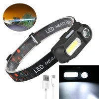 cob waterproof led headlight work light magnetic headlight with 2 lighting modes used for fishing camping outdoor camping