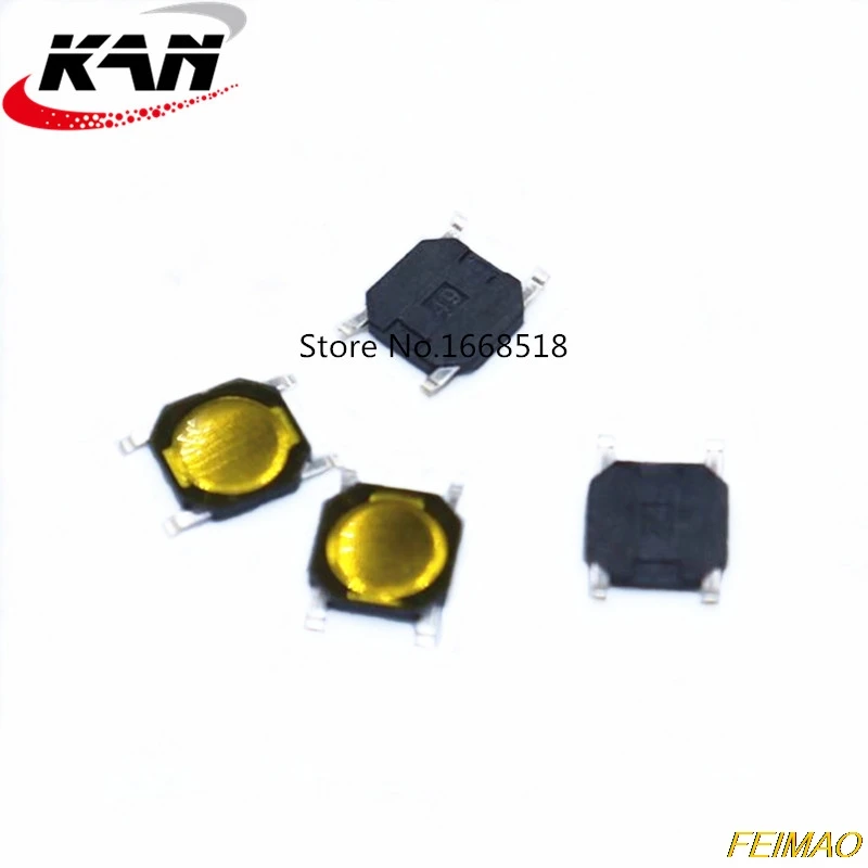

1000pcs/lot touch switch 4*4*0.8mm 4 PIN Metal Tactile 12V 0.5A Micro SMT Push Button Switch High-Quality