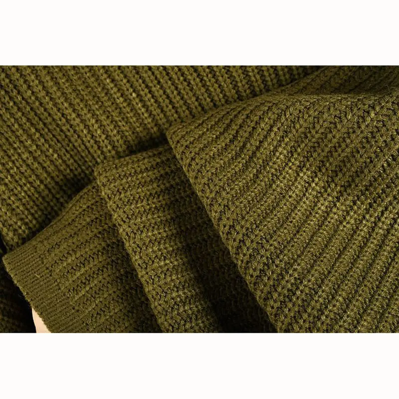 XITAO размера плюс простой вязаный свитер женская одежда 2019 модный Свободный