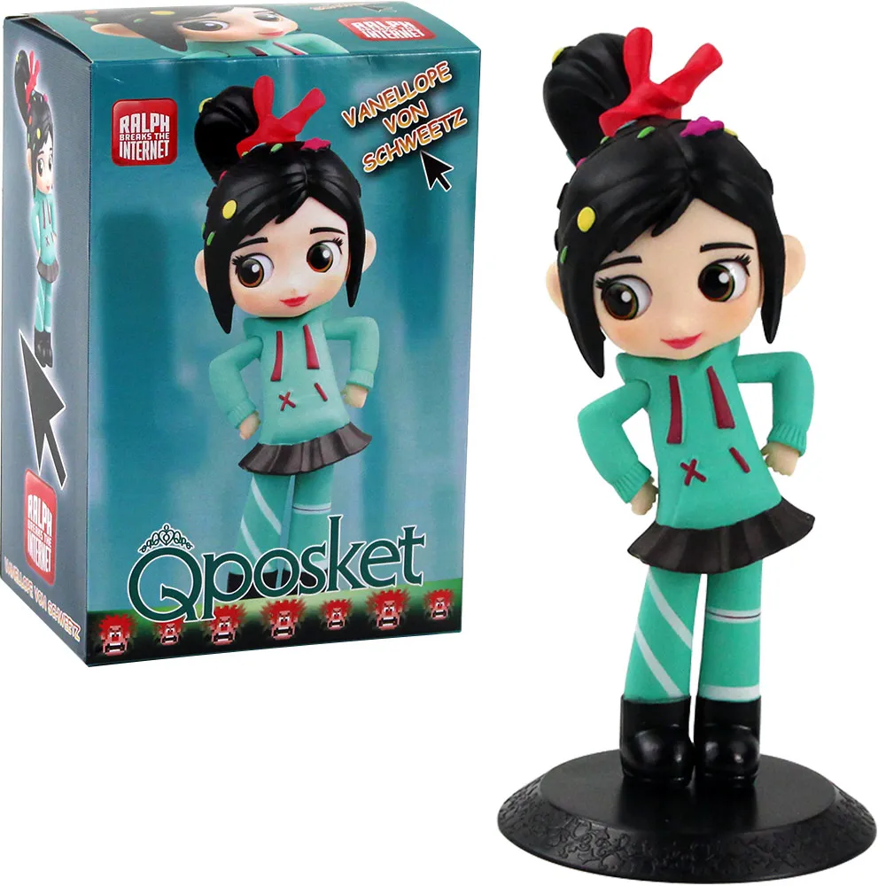 Экшн фигурка из ПВХ Q posket vanellope von Swiss принцесса 18 см|Игровые фигурки и