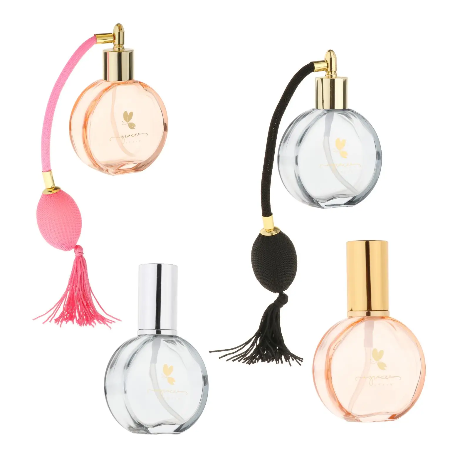 

Портативный пустой прозрачный стеклянный флакон для духов, 75 мл, 2,5 унций