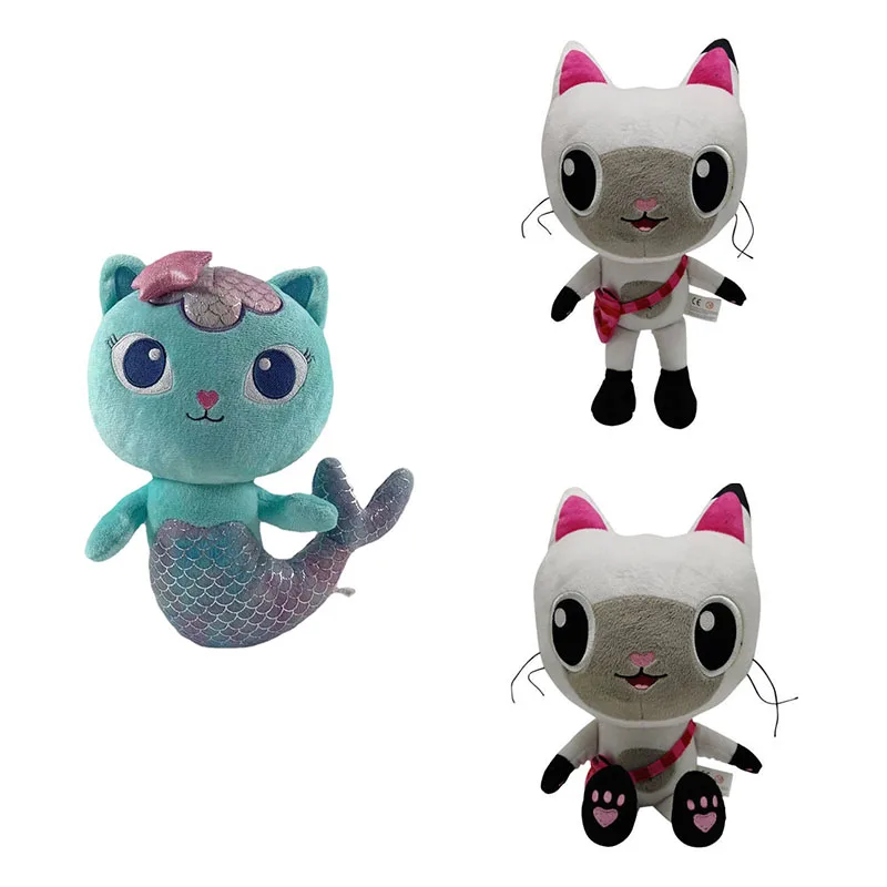 Кукольный домик Gabby кошки плюшевая игрушка Милая Русалка кукла мягкое Мягкое