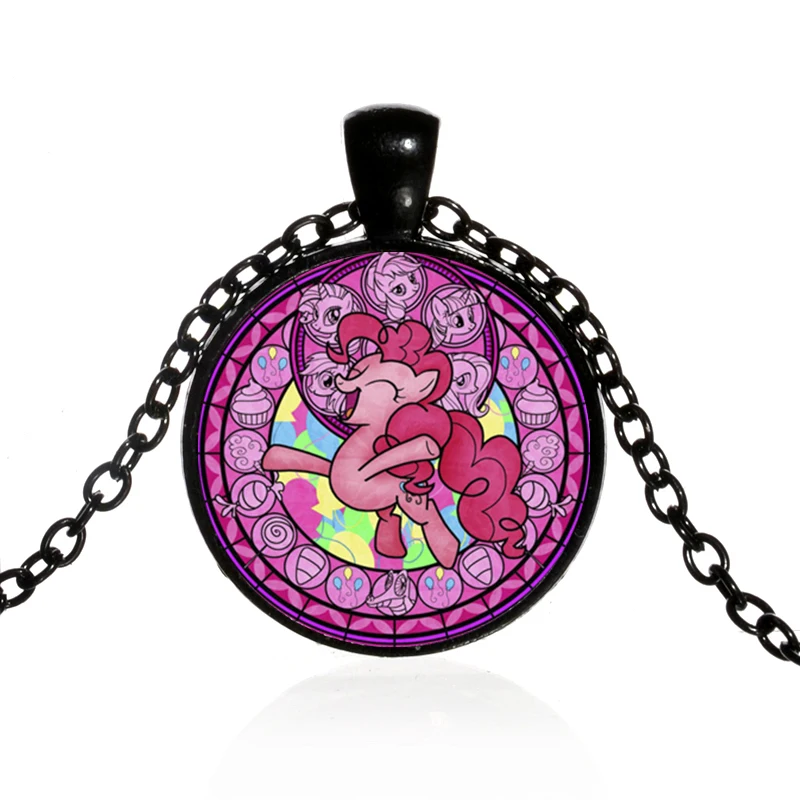 Style 20 SONGDA модное ожерелье My Little Ponies Волшебная Радуга лошадь для маленьких девочек длинная цепочка ожерелье в подарок на день рождения Аниме ювелирные изделия - Окраска металла: Style 20