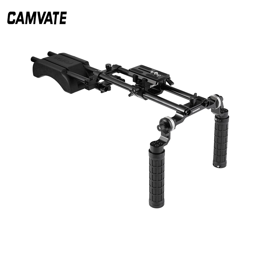 CAMVATE Pro плечевое крепление с быстроразъемной базовой пластиной Manfrotto и