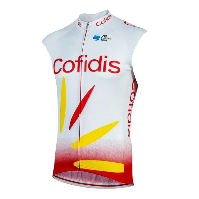 Windstopper COFIDIS PRO TEAM без рукавов велосипедная куртка жилет Mtb Одежда велосипедный Майо Ciclismo