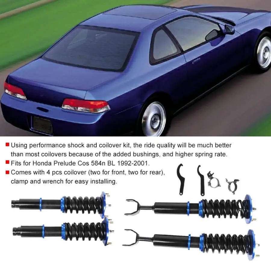 Набор распорок амортизатора для автомобиля, подходит для Honda Prelude Cos 584n BL 1992-2001 авто аксессуары авто амортизатор стойки