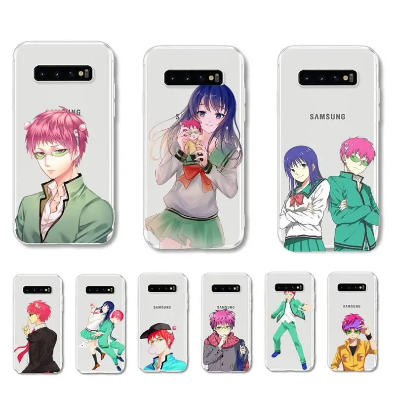

Japan Anime The Disastrous Life of Saiki K Phone Case For Samsung Galaxy S7 edge S8 S9 S10 S20 plus S10lite A31 A10 A51 Capa