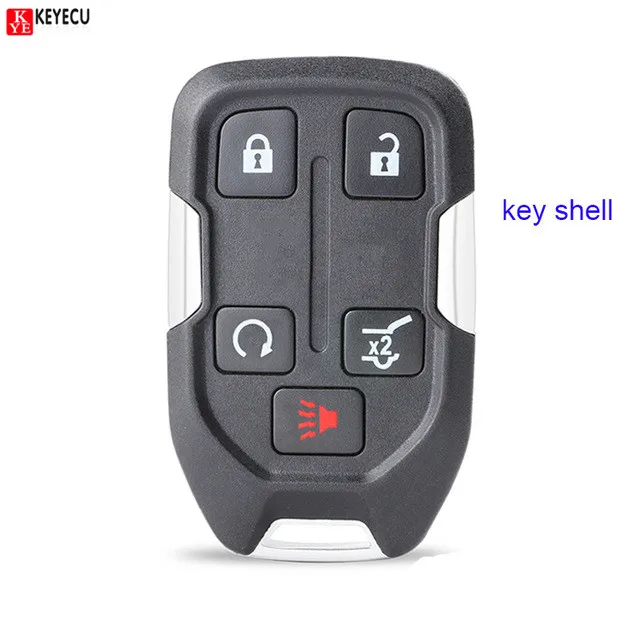 5-кнопочный смарт-ключ Keyecu с дистанционным управлением чехол-брелок для Chevrolet Tahoe