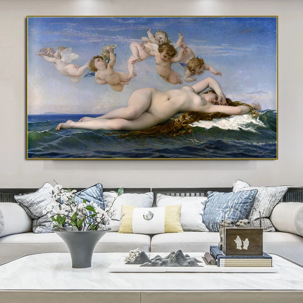 

Birth of Venus Poster by Botticelli Giclee Canvas Prints Canvas Wall Art Famous Oil Painting Cuadros Picture for Hoom Room Decor