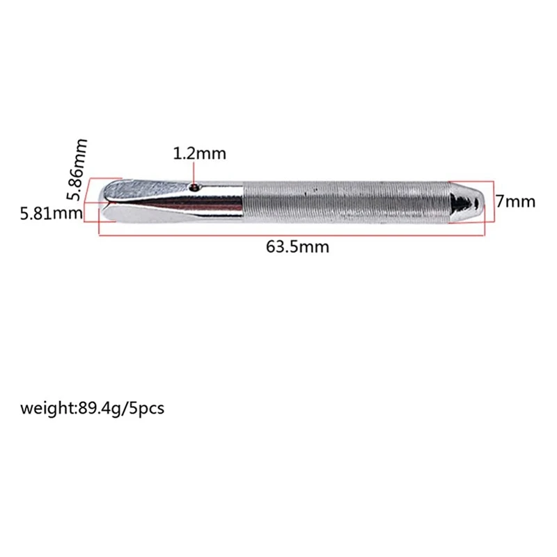 

5 Pcs Piano Pegs Piano Ratchet Star Head Piano Power Tuning Pin Musical Instruments Accessories (Silver)