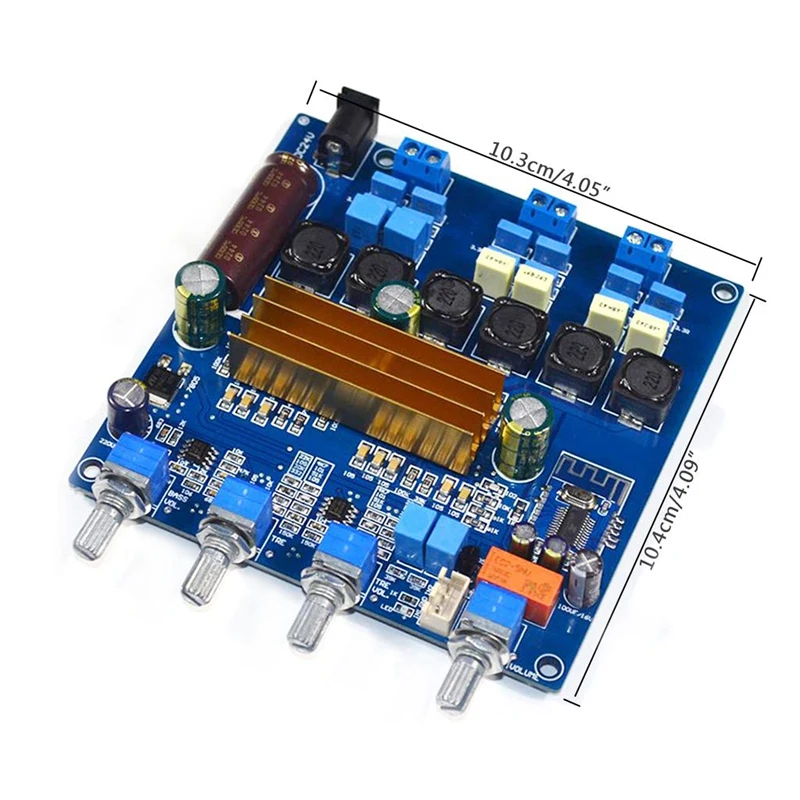 TPA3116 Bluetooth 4 2 o цифровая плата усилителя 1 сабвуфер усилитель 50 + Вт 100 бас HIFI Tone