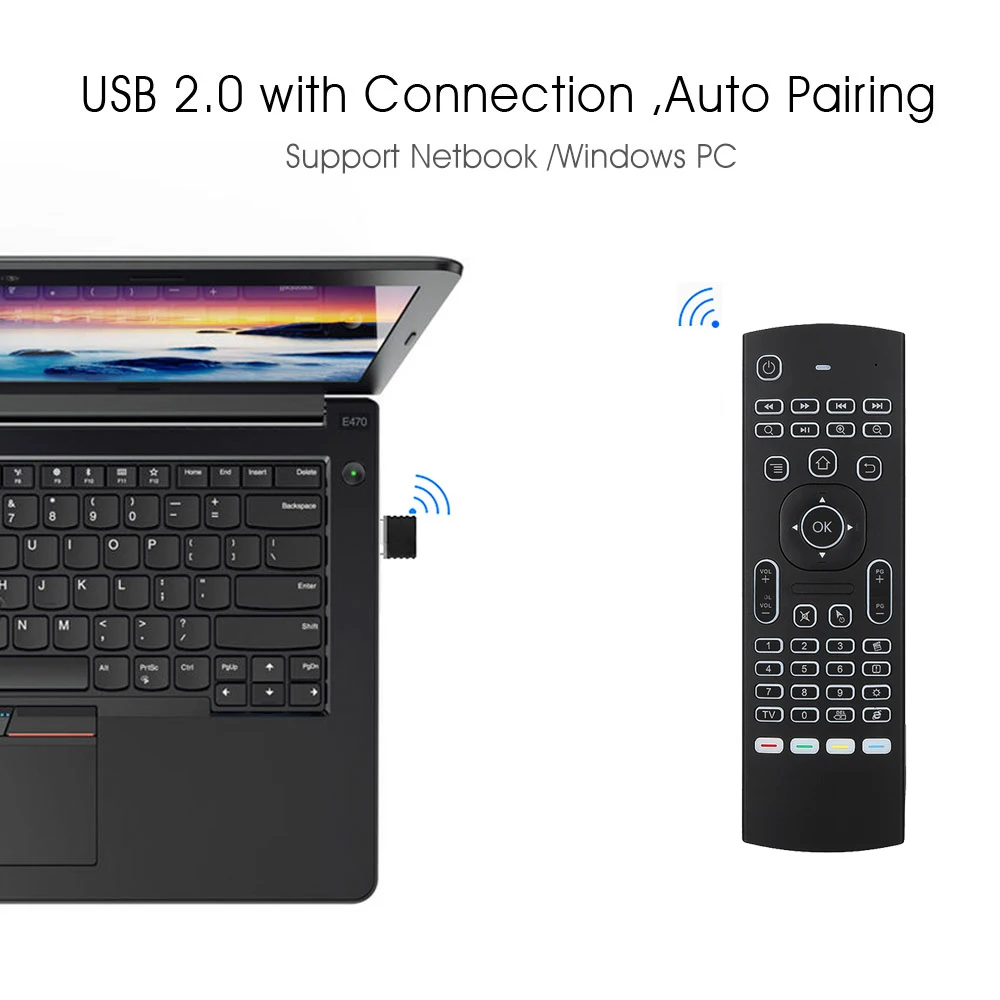 Пульт дистанционного управления MX3 голосовая воздушная мышь клавиатура с