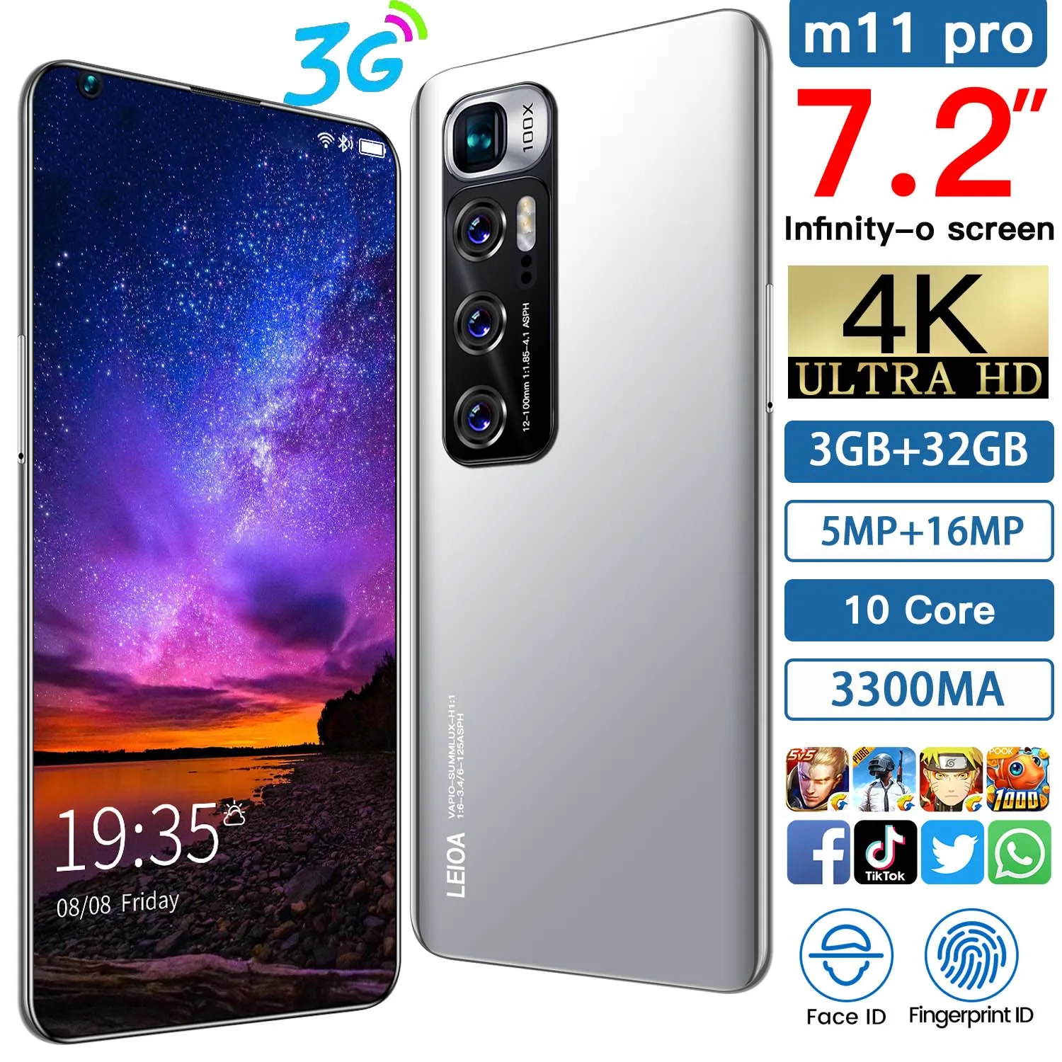 M11pro 5 дюймовый HD экран три карты и режима ожидания высококачественный все в одном