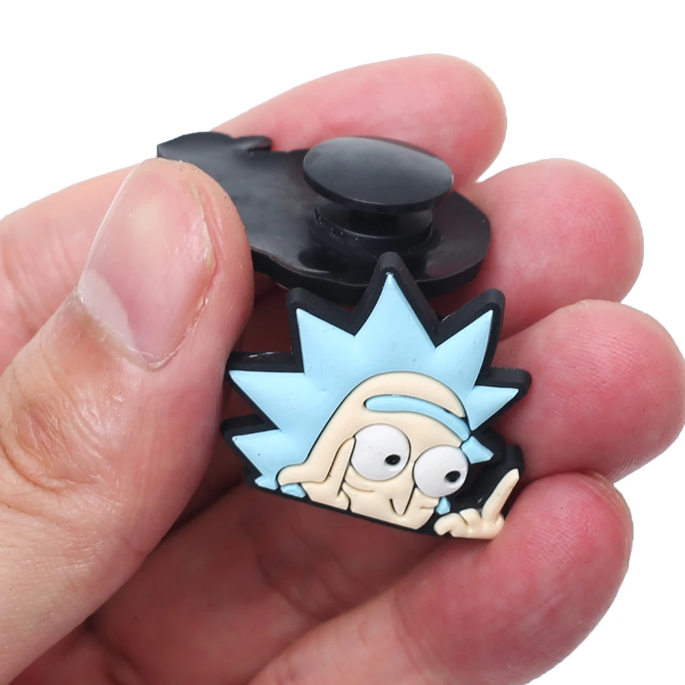 Single Sale 1pc PVC Cartoon Character Shoe Charms,Shoe Buckles Accessories Fit Bands Bracelets Croc JIBZ,Kids Party X-mas Gift