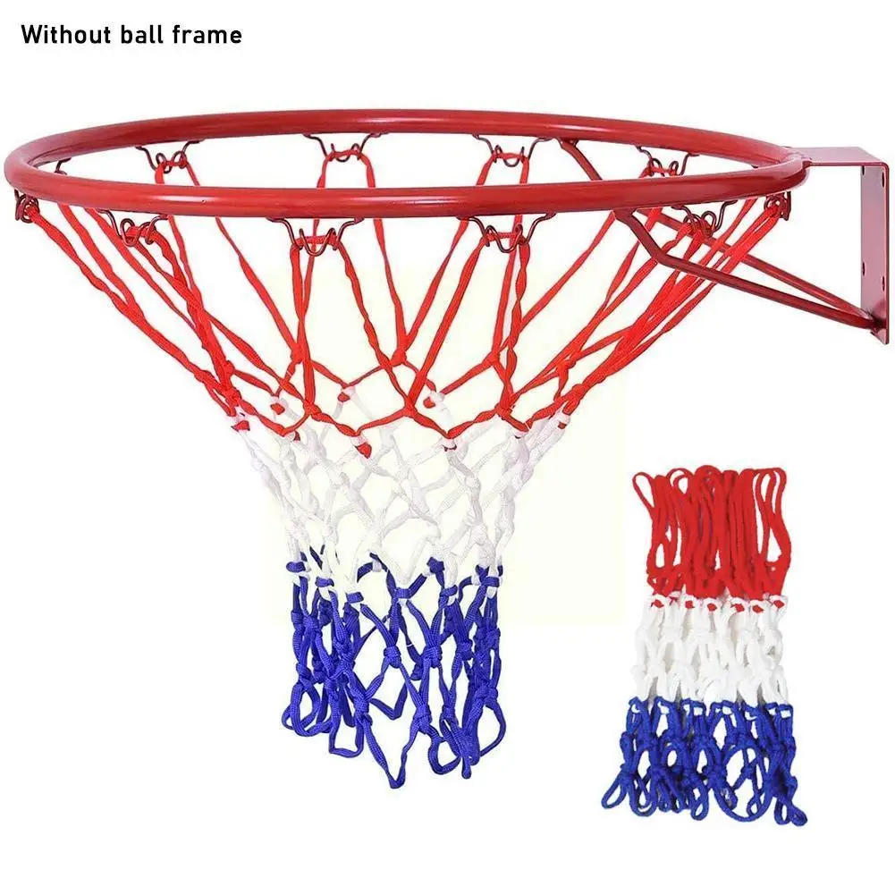

1 Pcs 6mm Basketball Mesh Net Durable Basketball Basketball Standard Nylon Net S Fits Net Goal Hoop Duty Heavy M B9j9