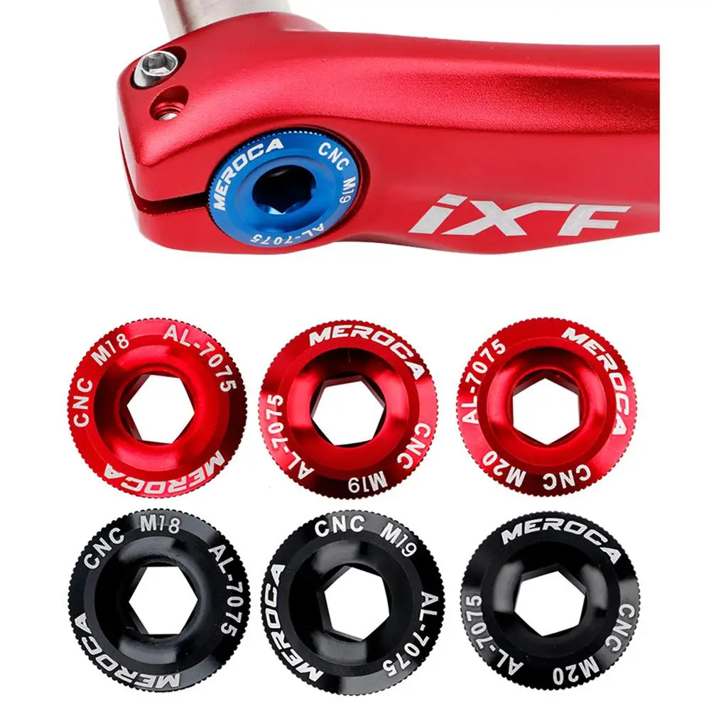 

MTB Алюминий CNC из алюминиевого сплава с винт Кривошип горного велосипеда с винтом нержавеющей стали M18/M20 болт